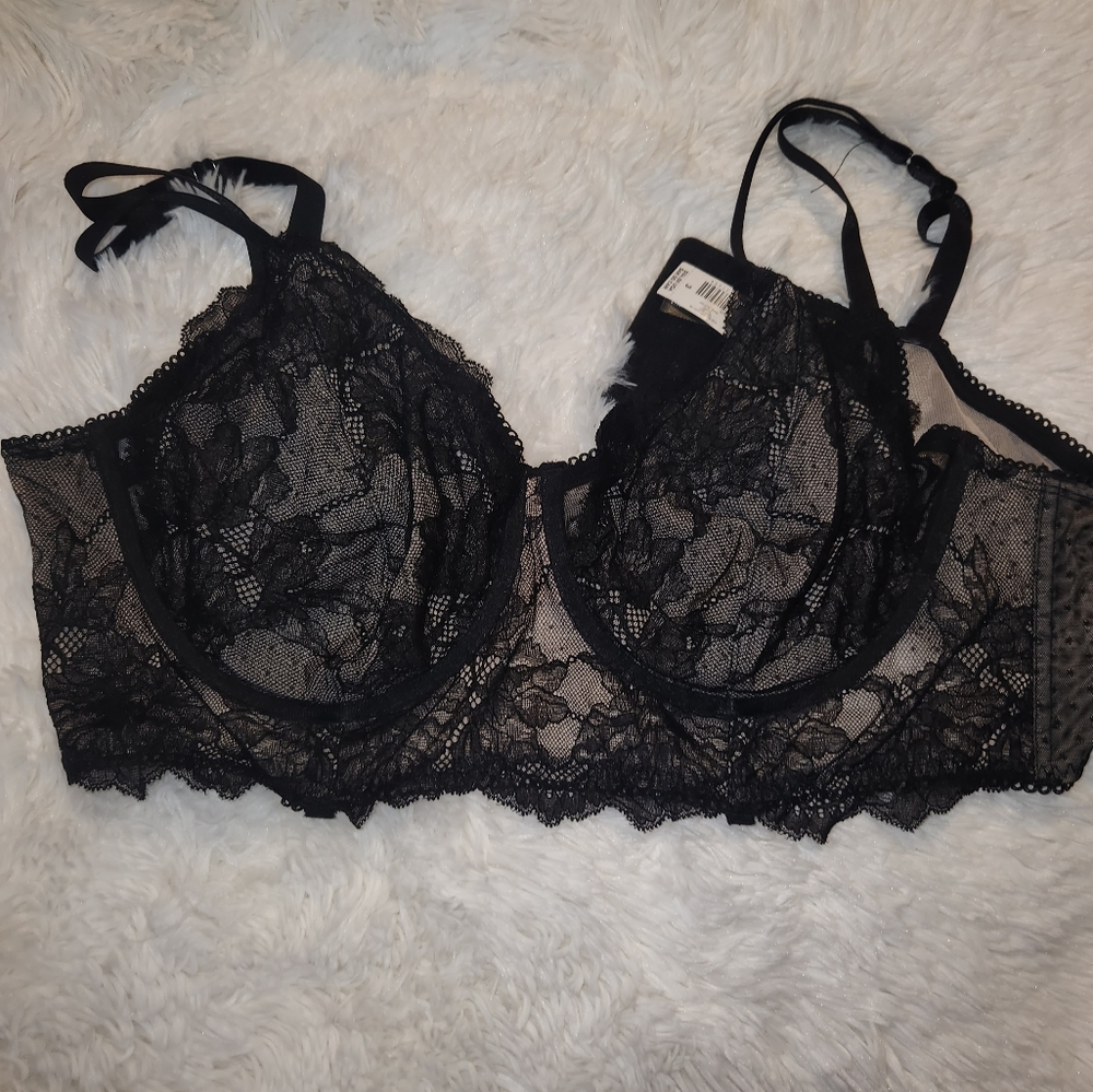 Torrid Dot Lace Bra size 3